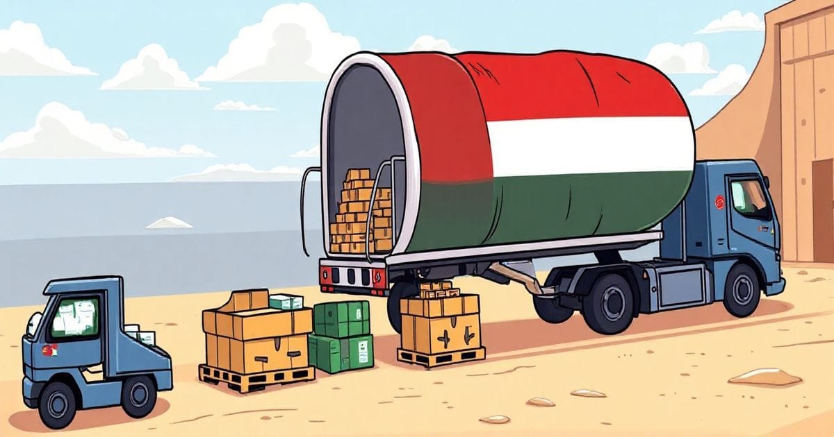 "UAE aid convoys delivering over 300 tonnes of humanitarian aid, including food and shelter, to the Gaza Strip."