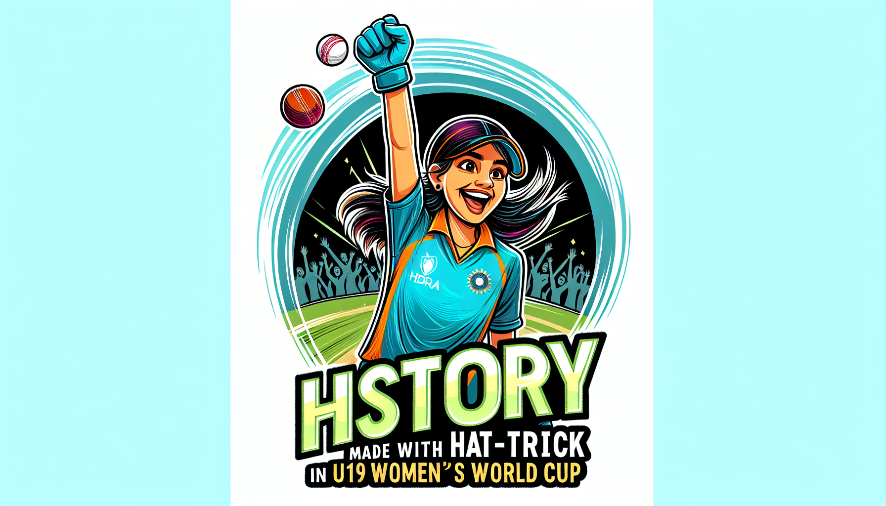 Vaishnavi Sharma celebrates her historic hat-trick and 5-wicket haul in the U19 Women's T20 World Cup 2025.