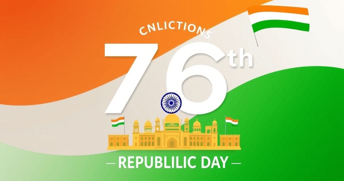 "India's 76th Republic Day celebrations: Military parade, cultural tableaux, and tributes to India's constitutional jour