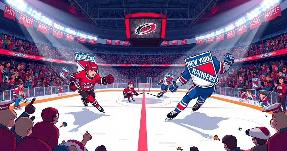 Carolina Hurricanes vs New York Rangers: Metropolitan Division showdown at Madison Square Garden on January 28, 2025. Hu